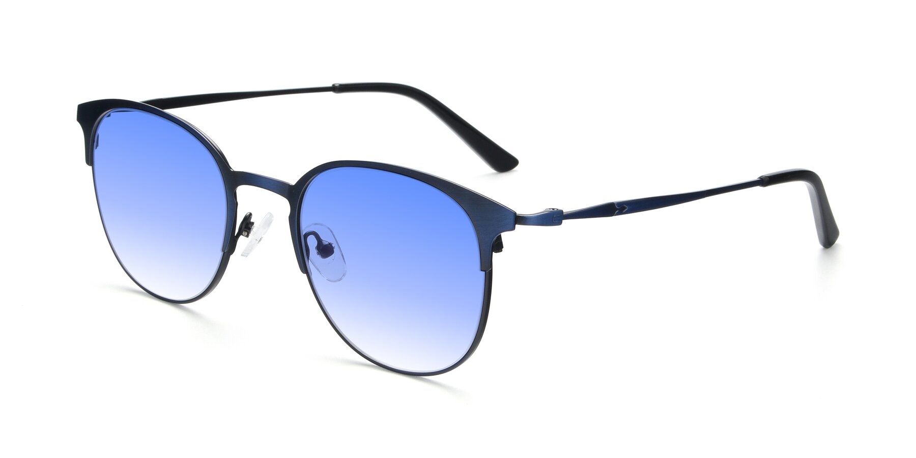 Angle of 9547 in Antique Blue with Blue Gradient Lenses