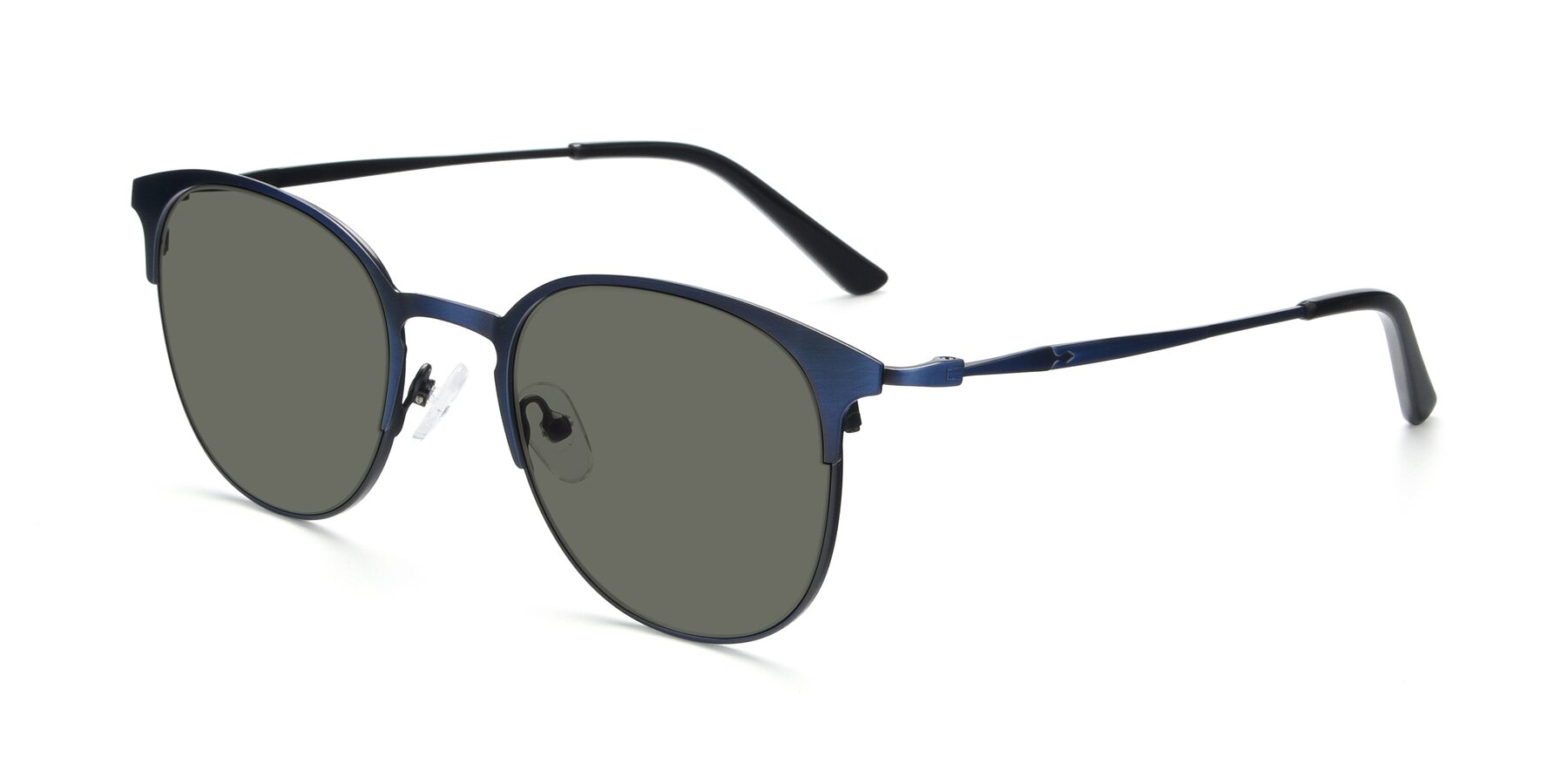 Angle of 9547 in Antique Blue with Gray Polarized Lenses