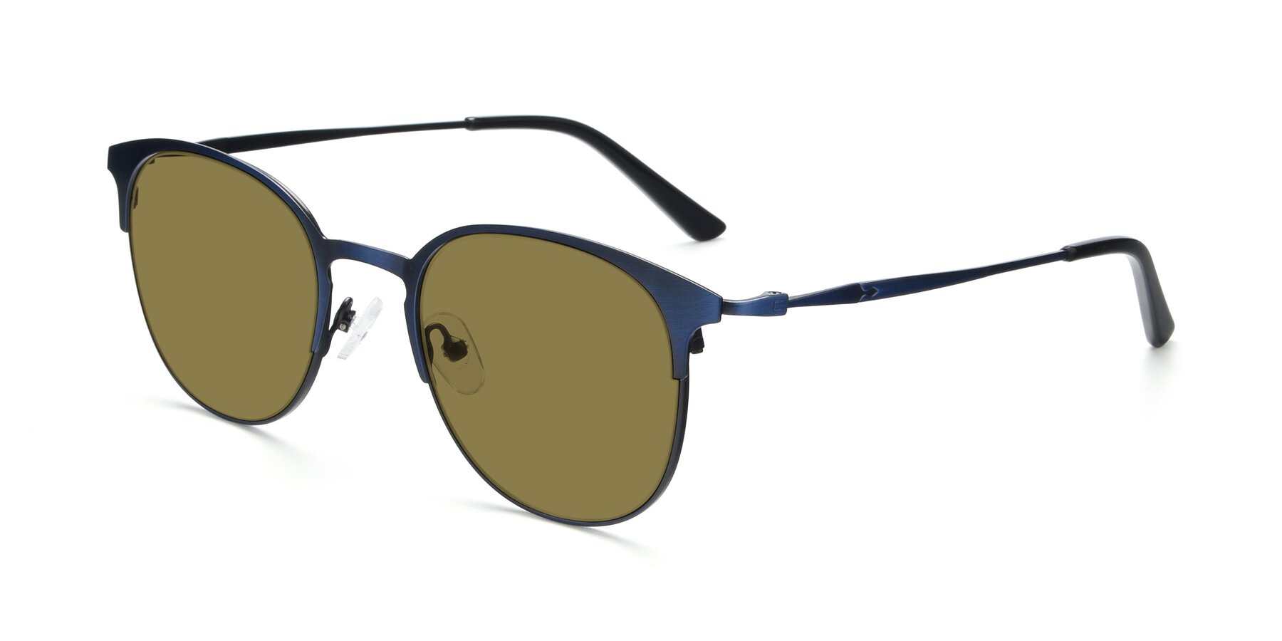 Angle of 9547 in Antique Blue with Brown Polarized Lenses