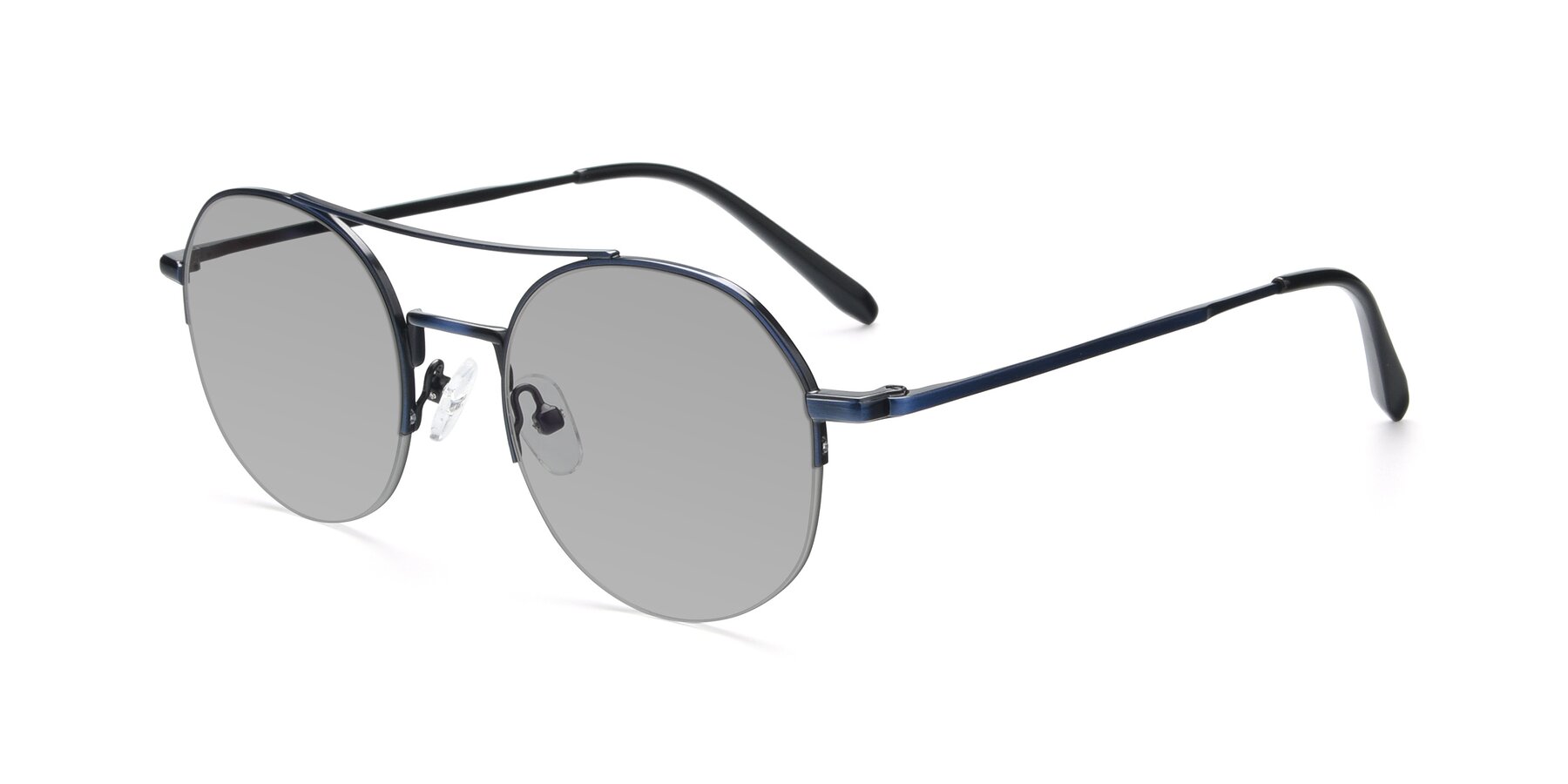 Angle of 9521 in Blue with Light Gray Tinted Lenses
