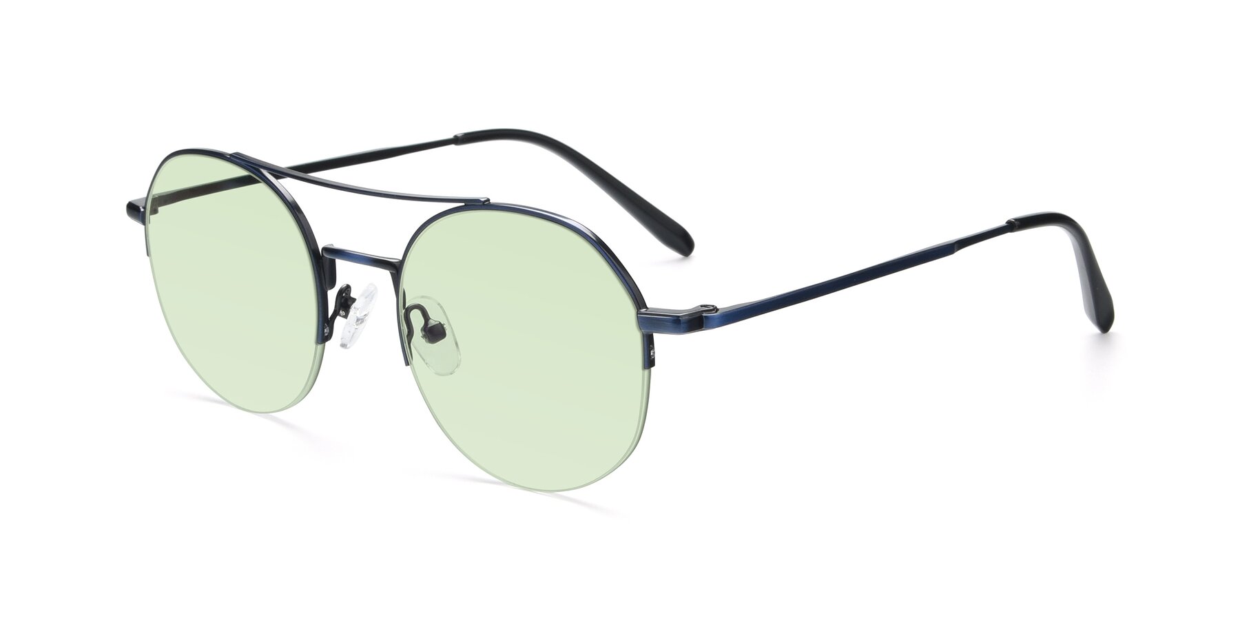 Angle of 9521 in Blue with Light Green Tinted Lenses