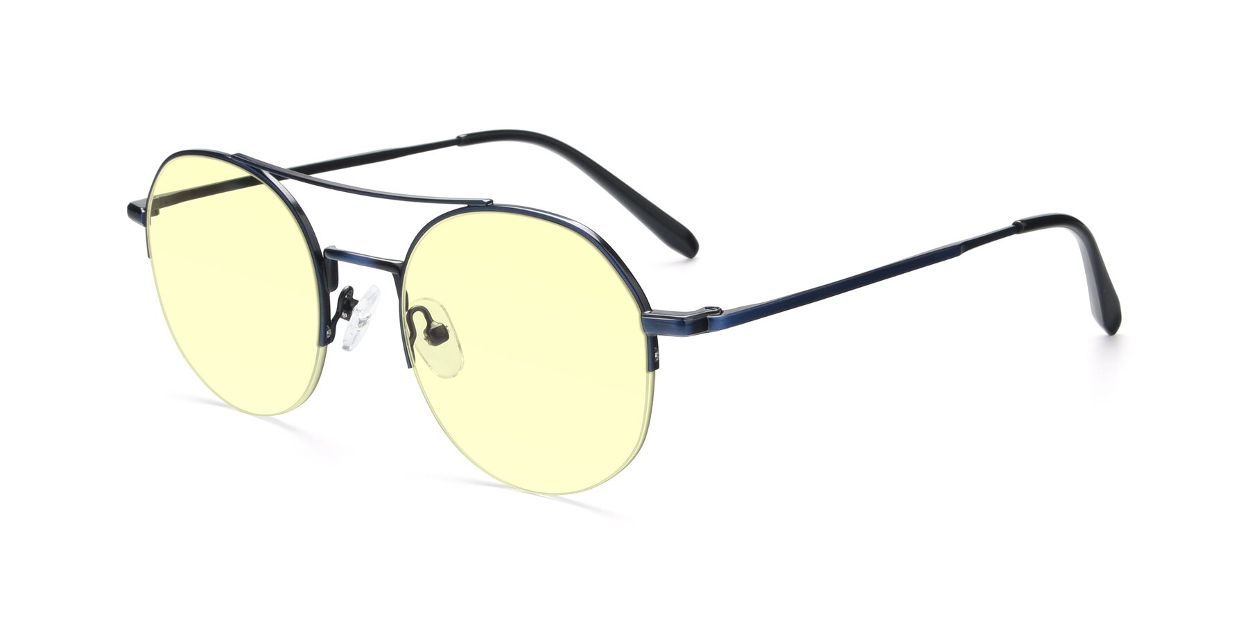Angle of 9521 in Blue with Light Yellow Tinted Lenses
