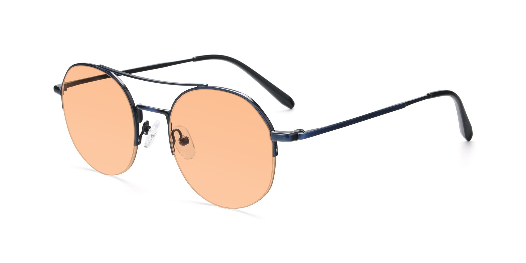 Angle of 9521 in Blue with Light Orange Tinted Lenses