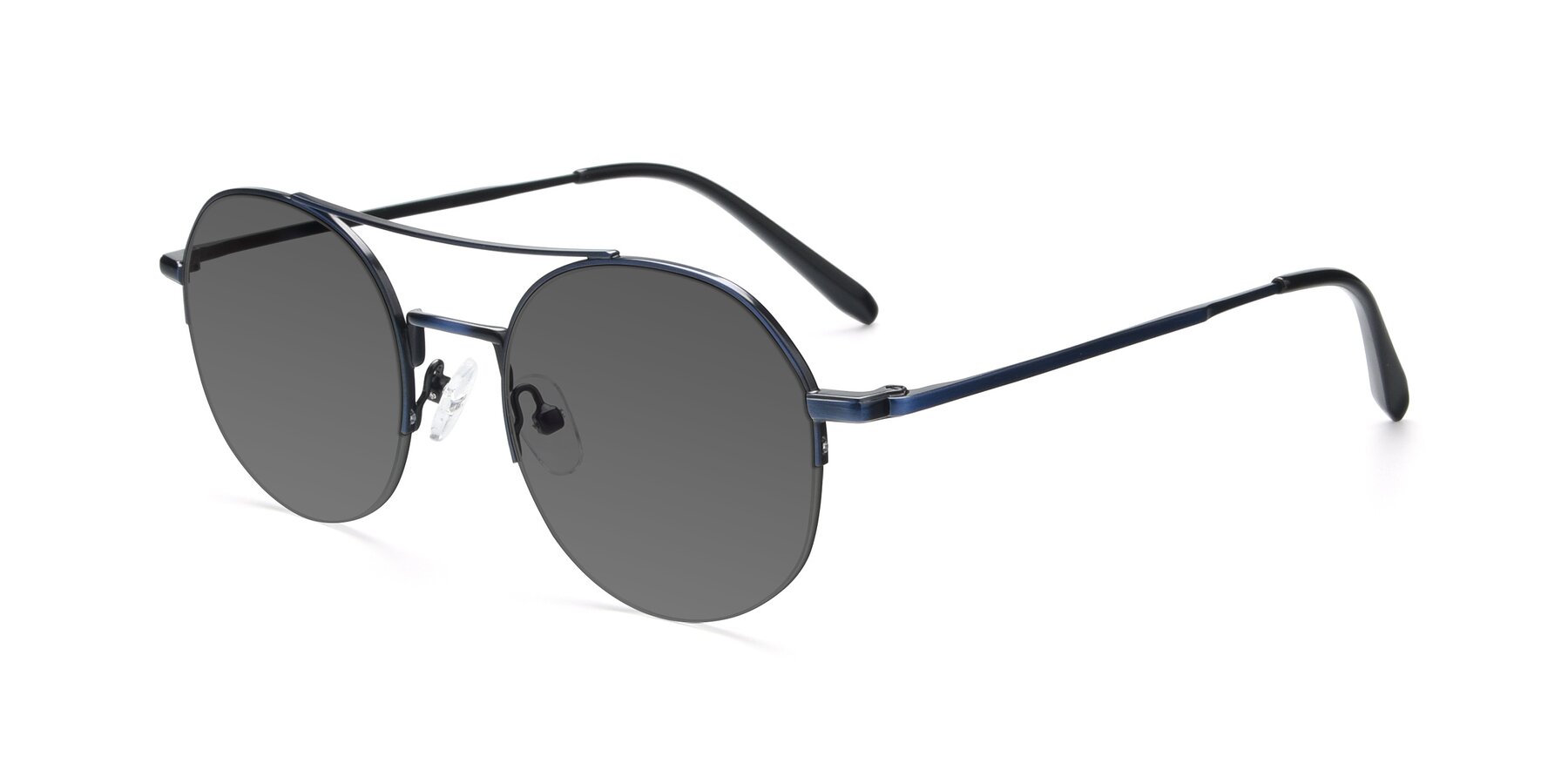 Angle of 9521 in Blue with Medium Gray Tinted Lenses
