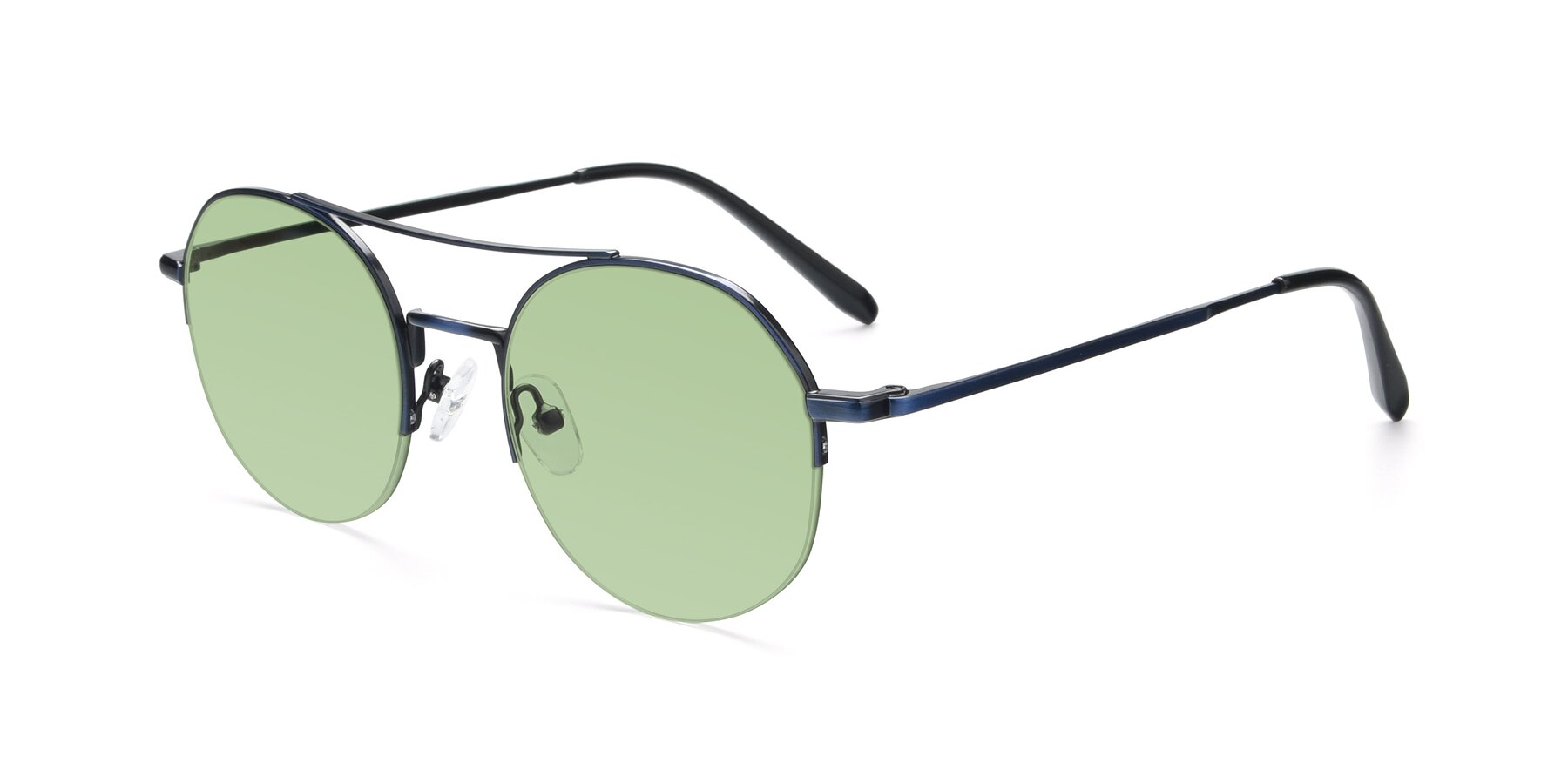 Angle of 9521 in Blue with Medium Green Tinted Lenses