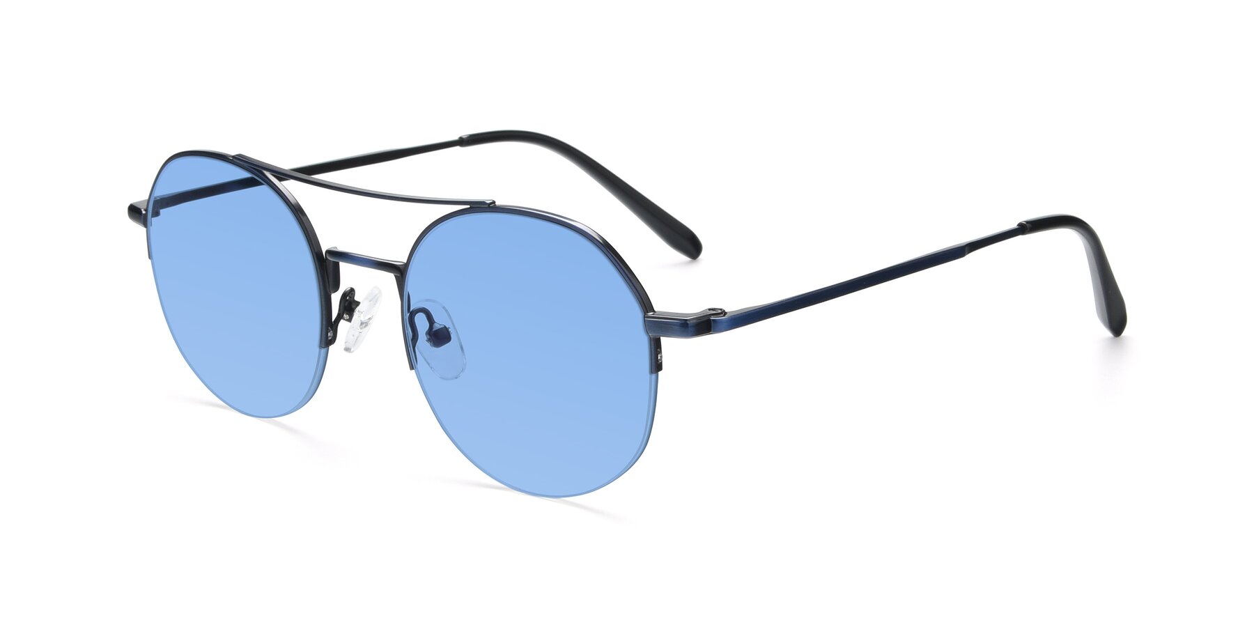 Angle of 9521 in Blue with Medium Blue Tinted Lenses