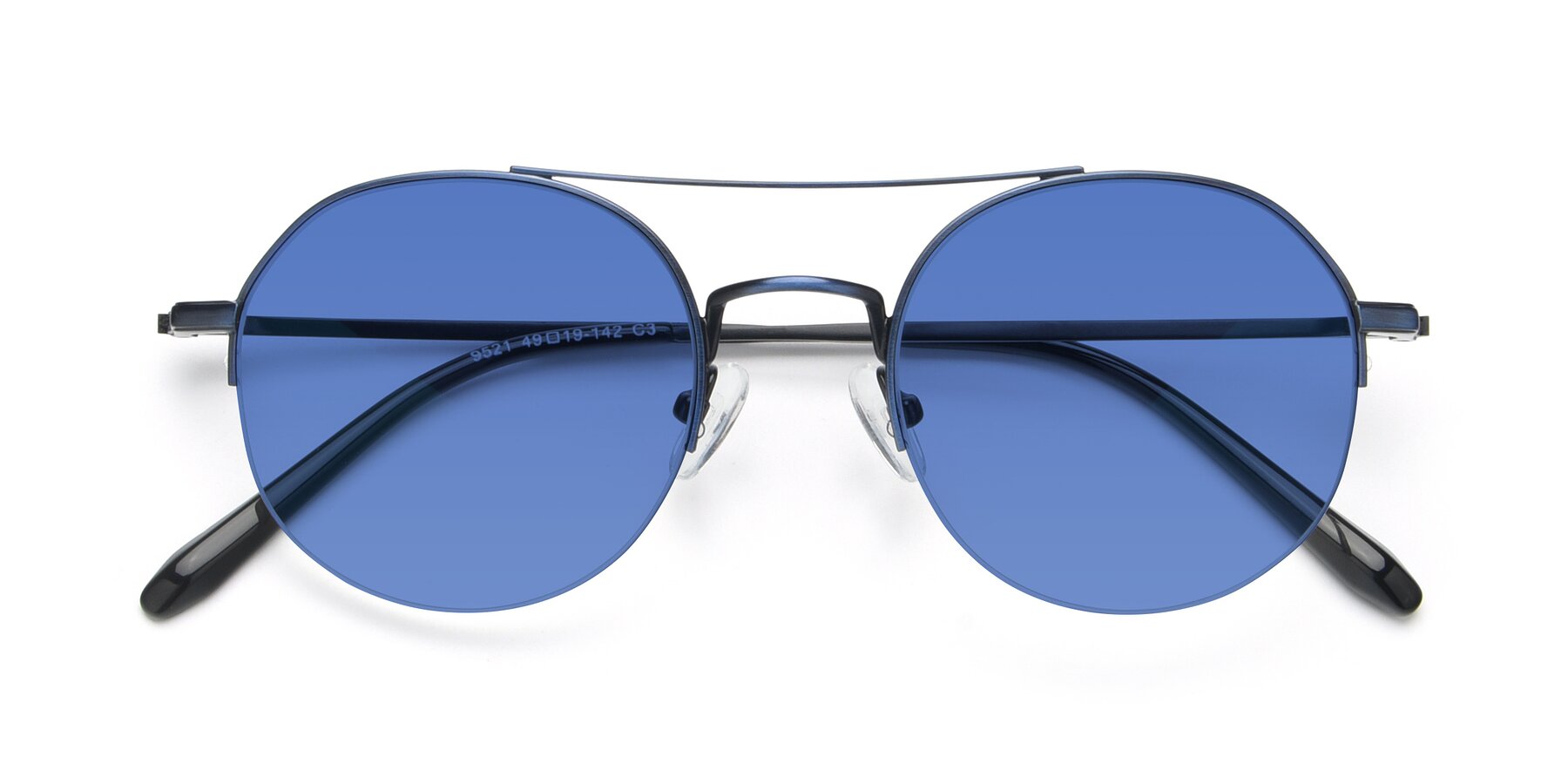 Folded Front of 9521 in Blue with Blue Tinted Lenses
