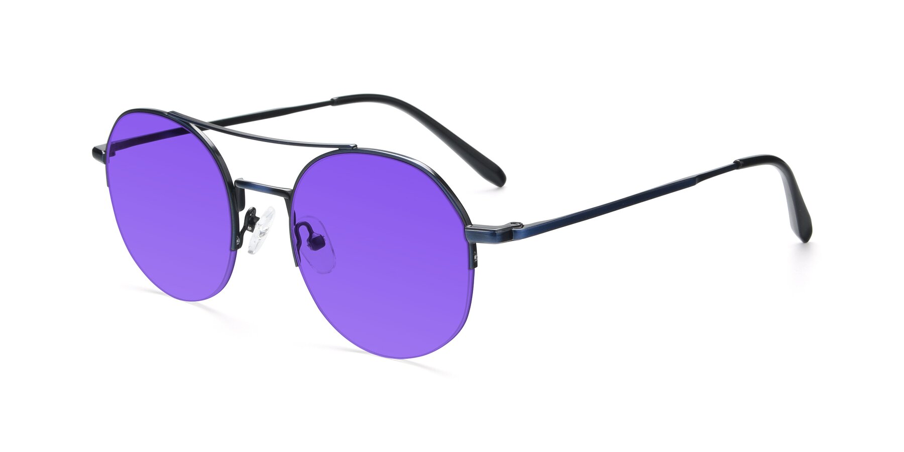 Angle of 9521 in Blue with Purple Tinted Lenses