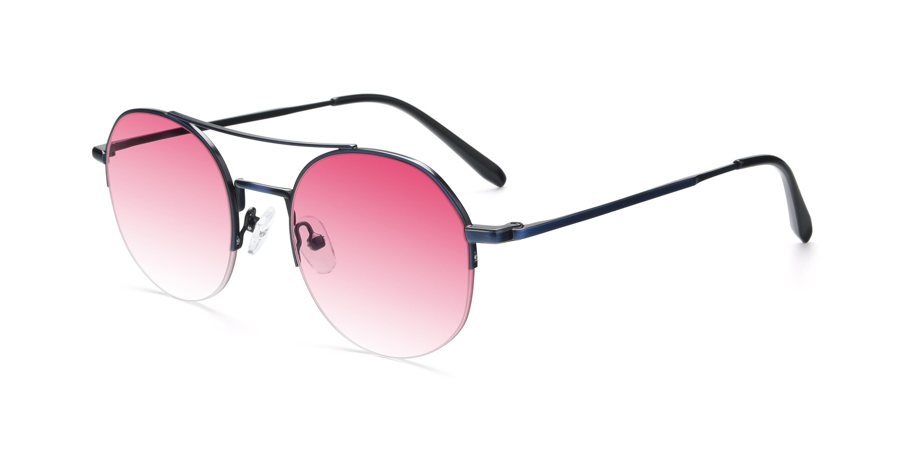 Angle of 9521 in Blue with Pink Gradient Lenses