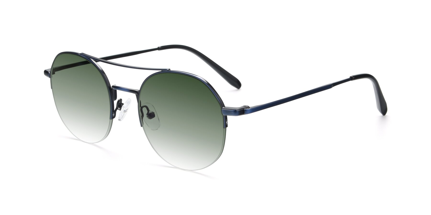 Angle of 9521 in Blue with Green Gradient Lenses