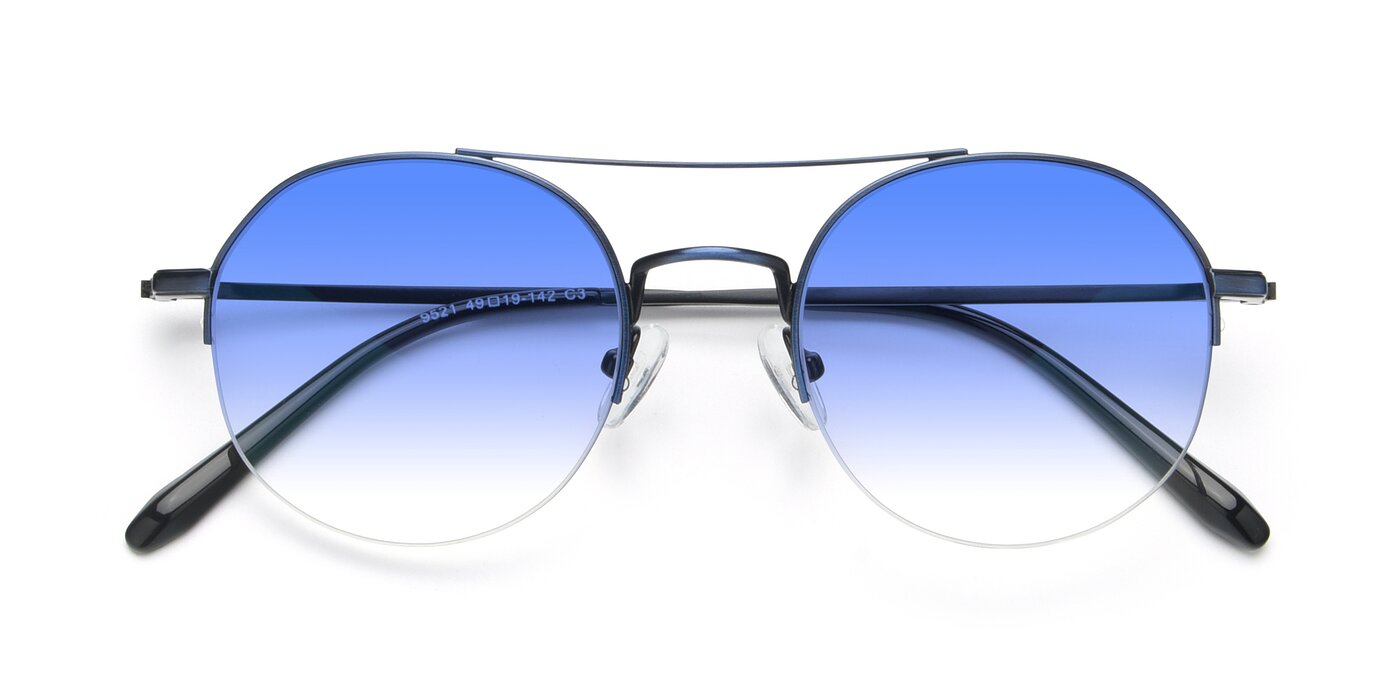 9521 - Blue Gradient Sunglasses