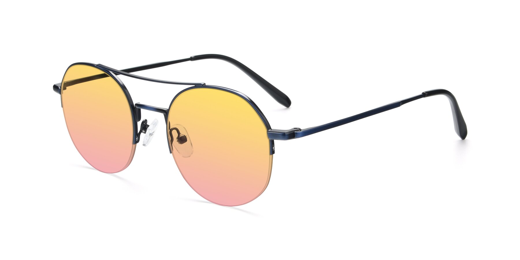 Angle of 9521 in Blue with Yellow / Pink Gradient Lenses