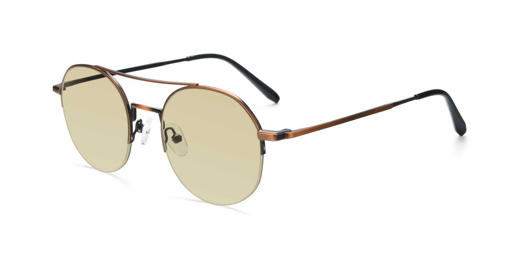 Angle of 9521 in Bronze with Light Champagne Tinted Lenses