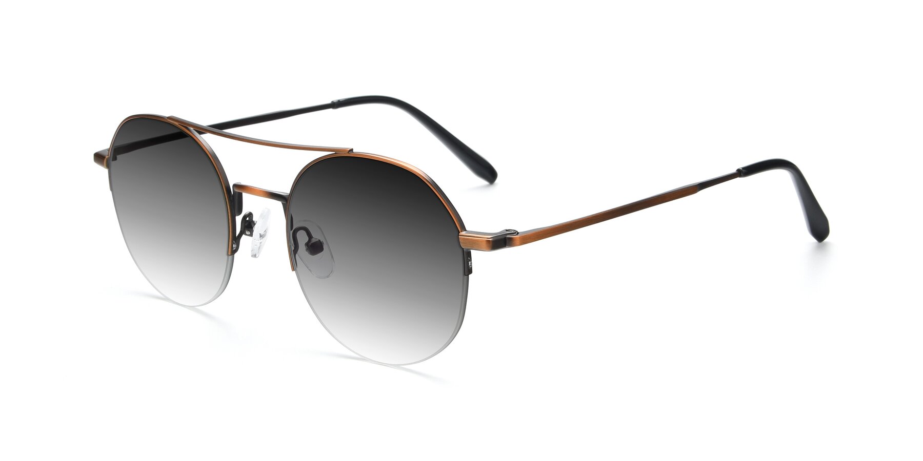 Angle of 9521 in Bronze with Gray Gradient Lenses