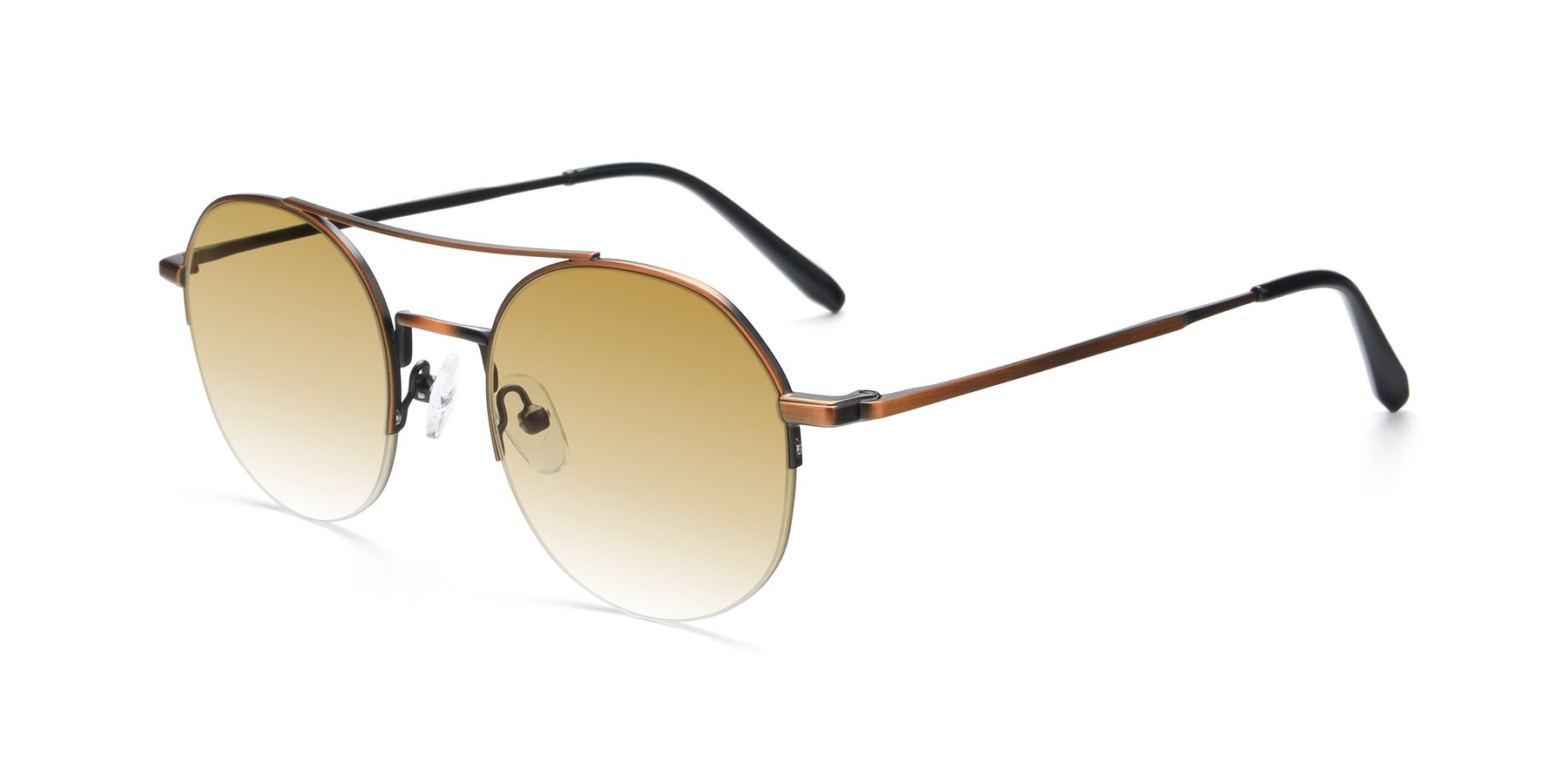 Angle of 9521 in Bronze with Champagne Gradient Lenses