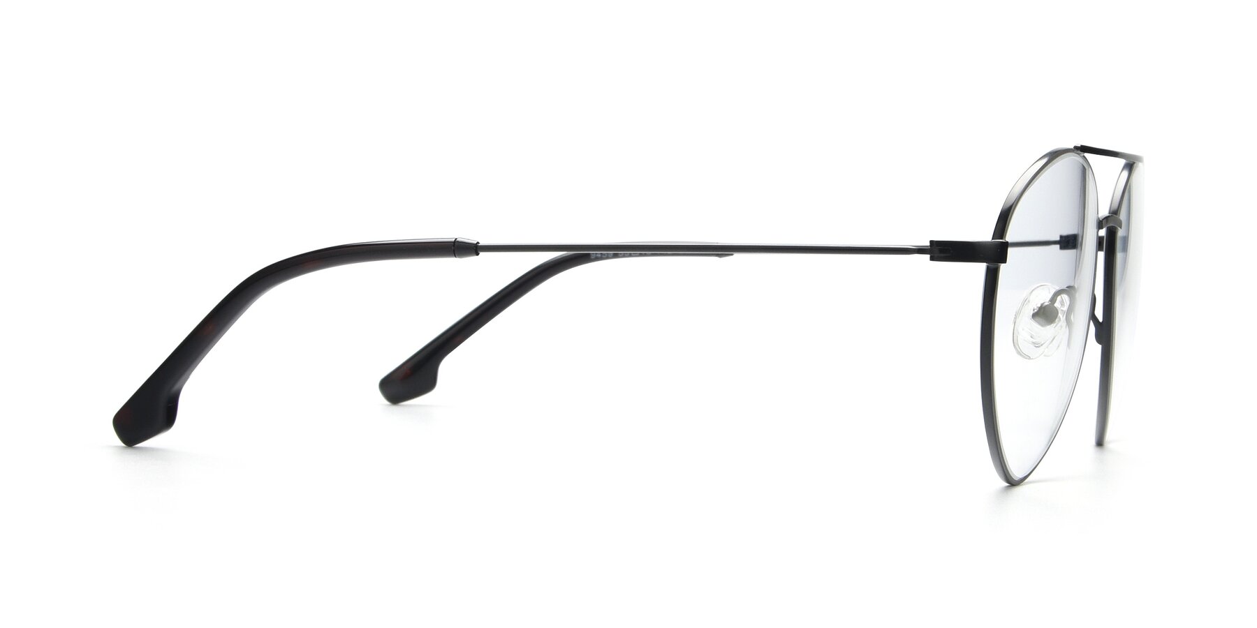 Side of 9459 in Matte Black-Grey with Clear Reading Eyeglass Lenses