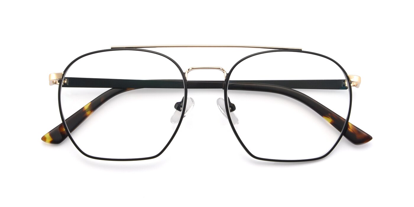 9425 - Black / Gold Eyeglasses