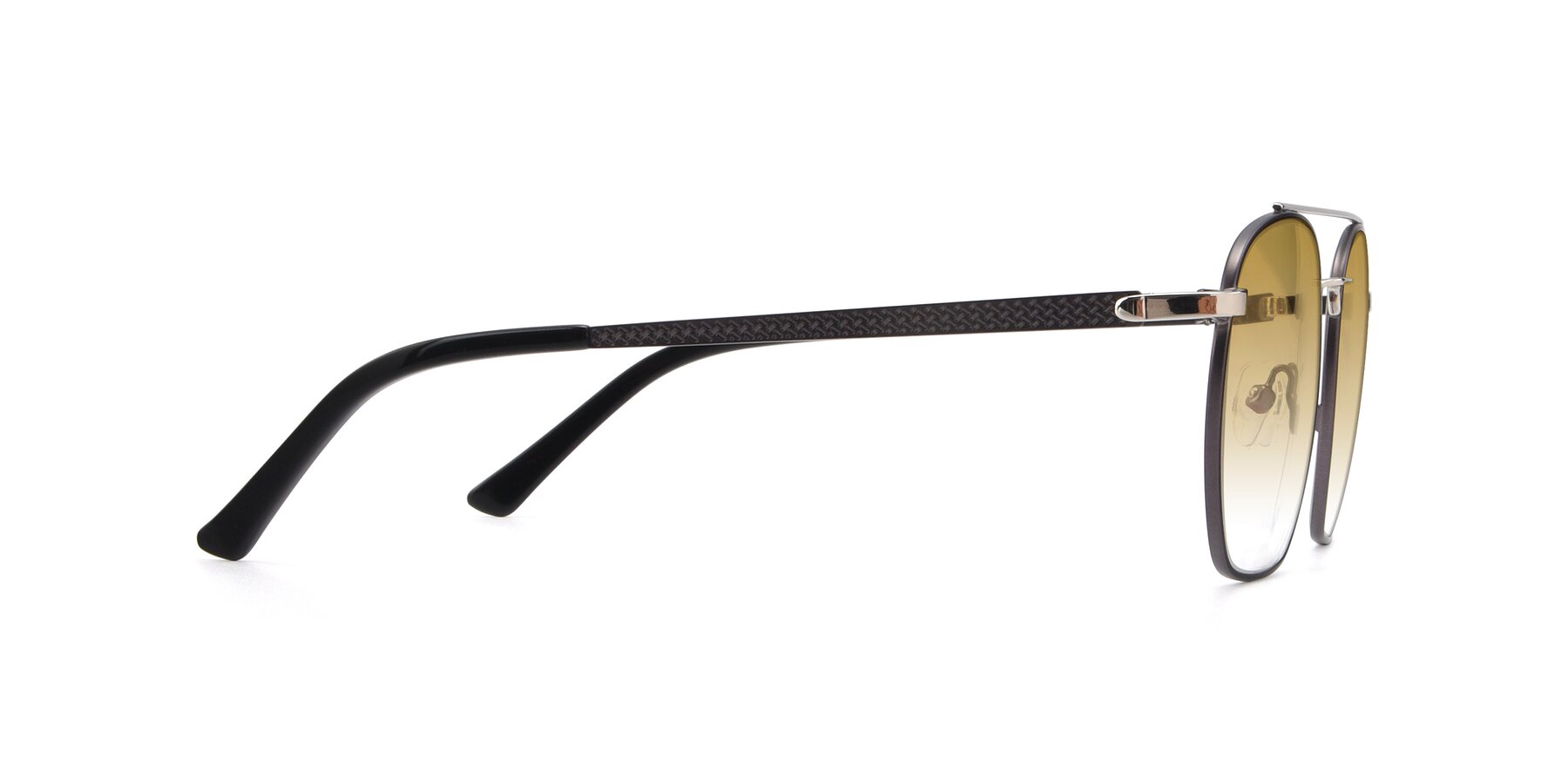 Side of 9425 in Black-Silver with Champagne Gradient Lenses