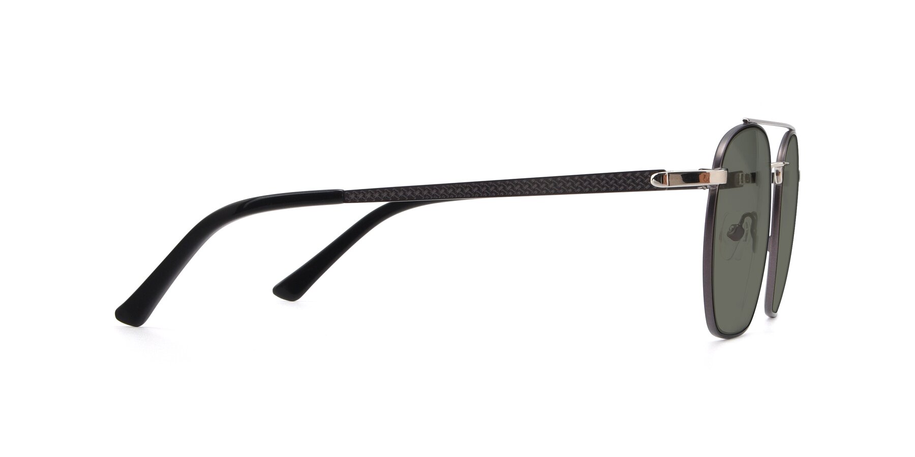 Side of 9425 in Black-Silver with Gray Polarized Lenses
