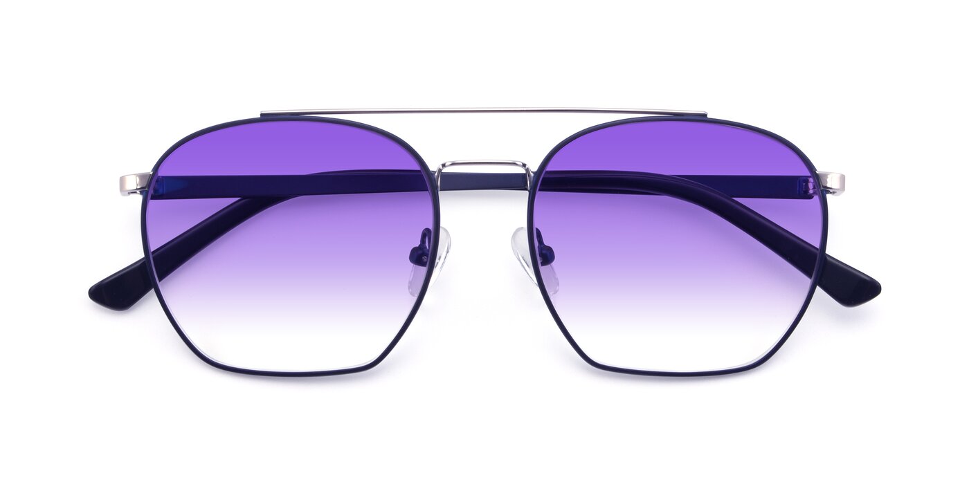 9425 - Blue / Silver Gradient Sunglasses