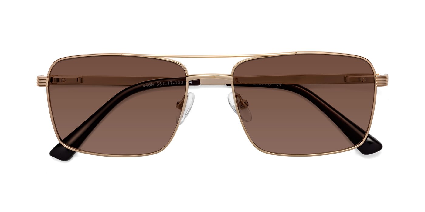 9469 - Gold Tinted Sunglasses
