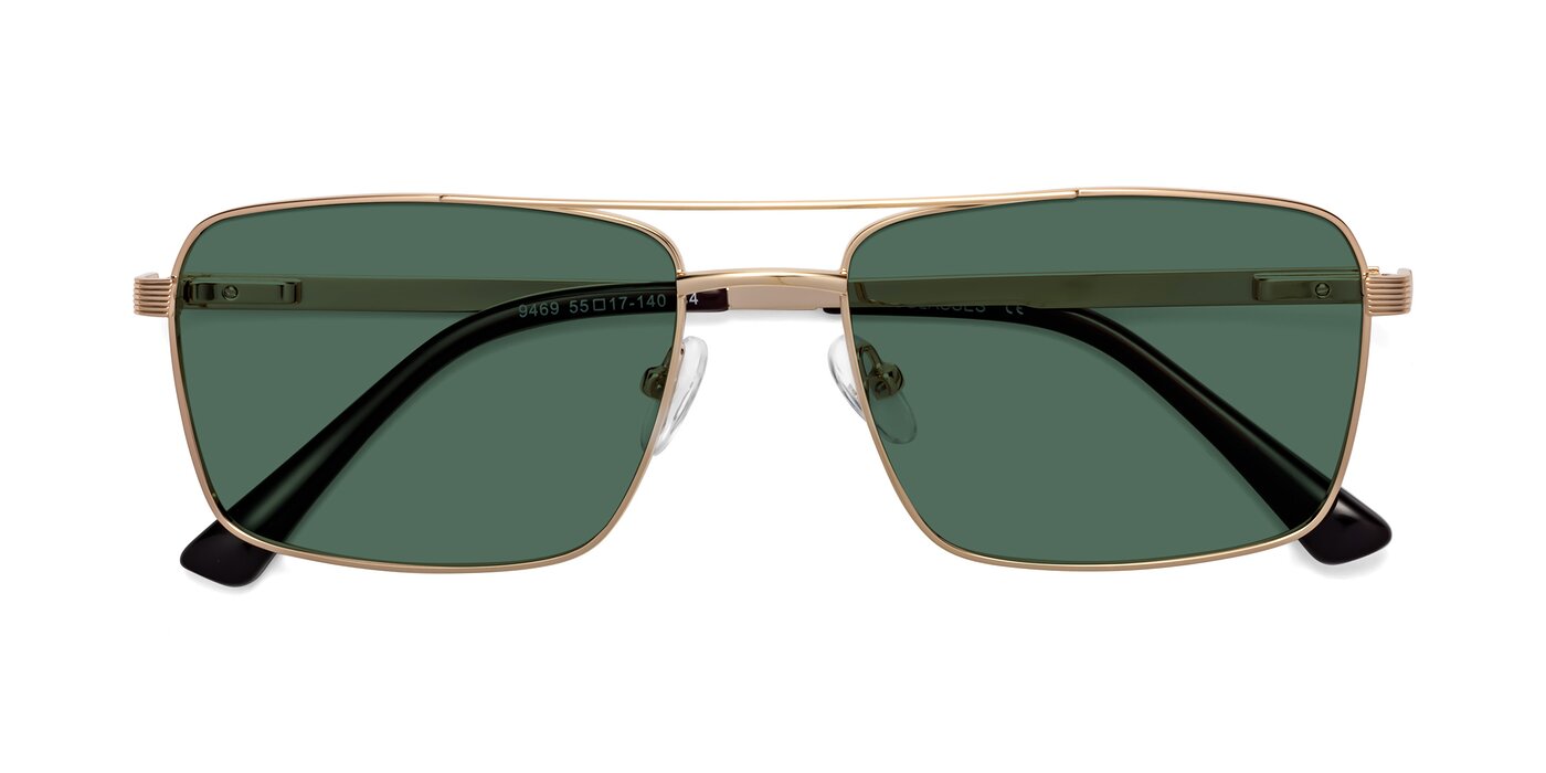Beckum - Gold Polarized Sunglasses