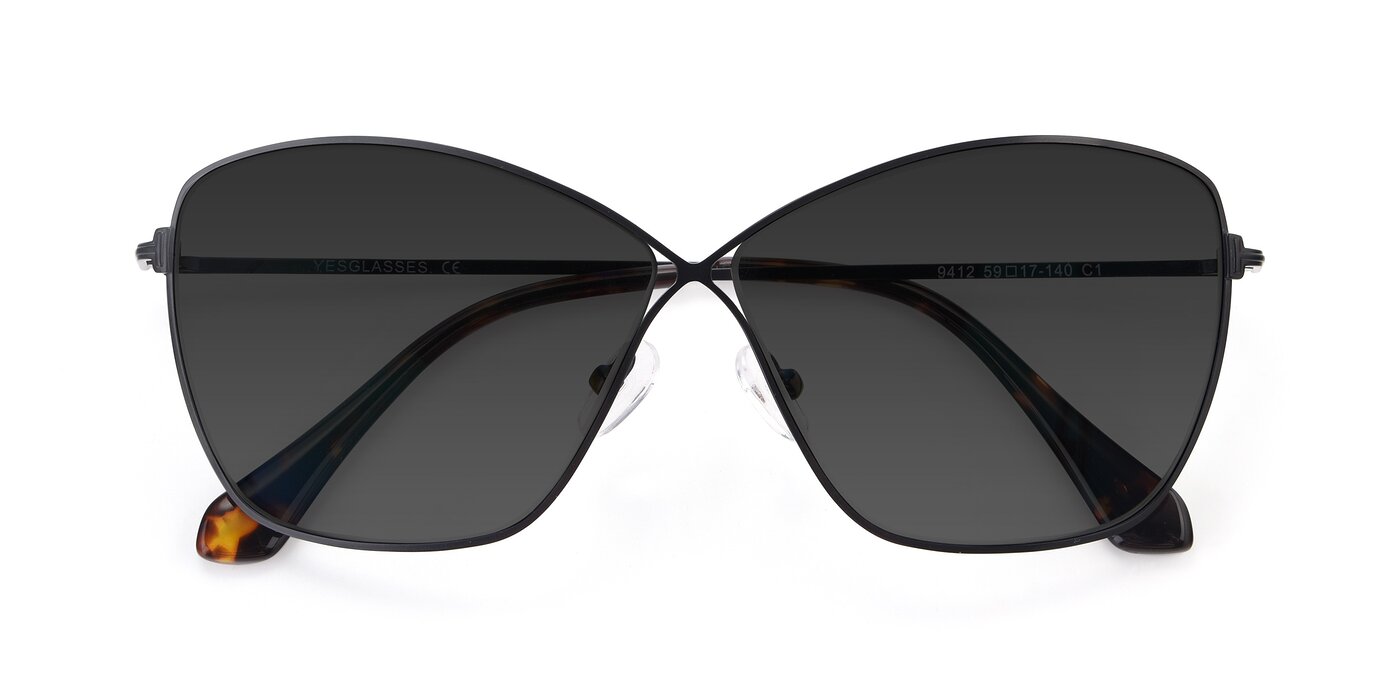 9412 - Black Tinted Sunglasses