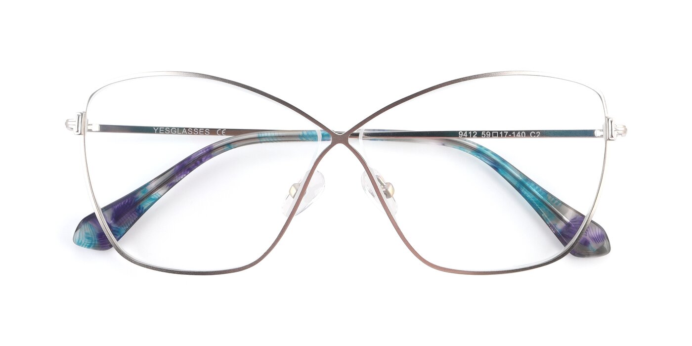 9412 - Silver Reading Glasses