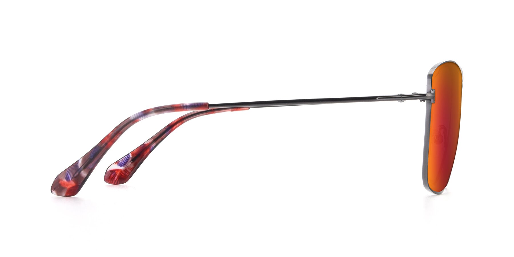 Side of 9412 in Gunmetal with Red Gold Mirrored Lenses