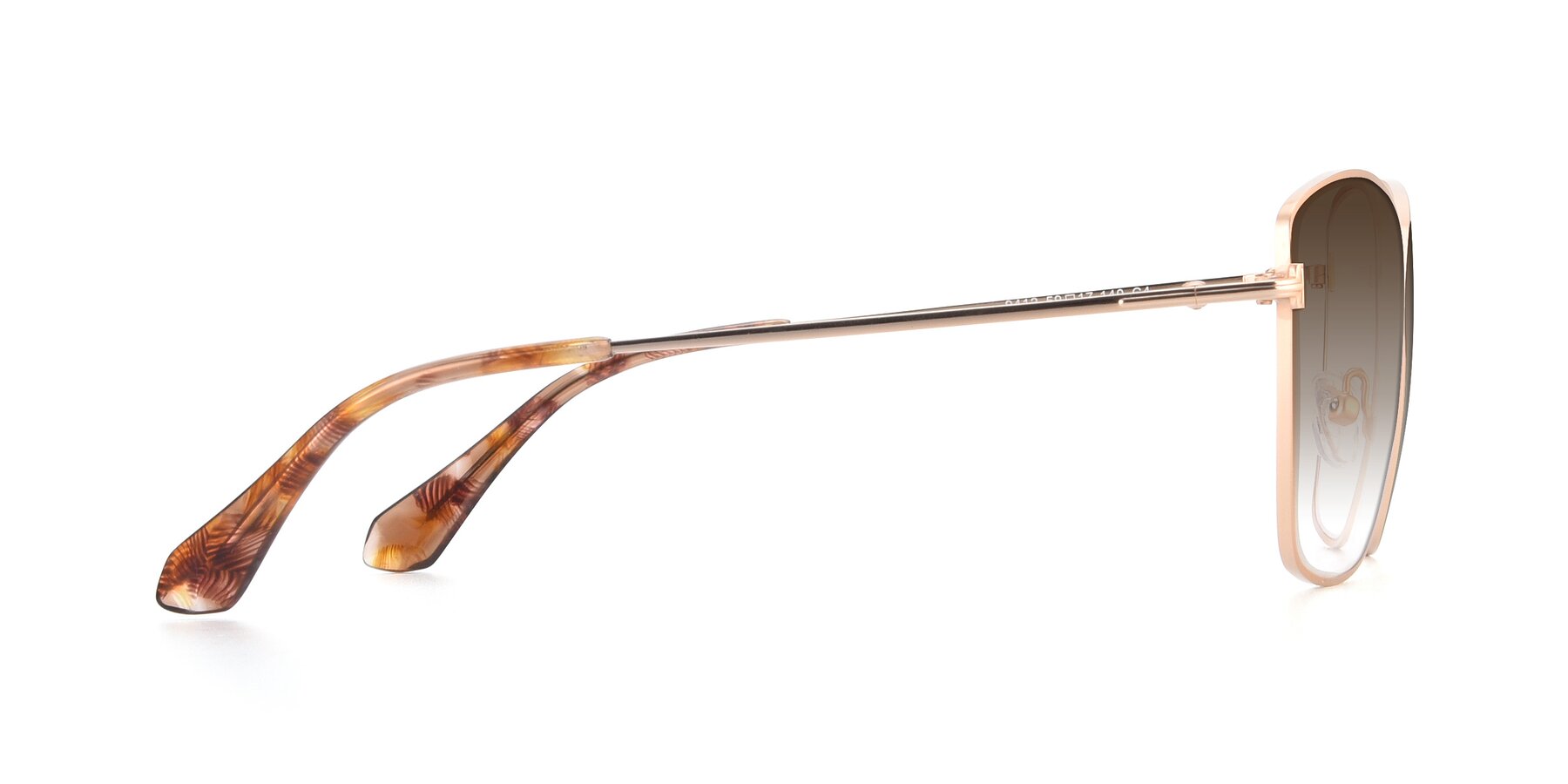 Side of 9412 in Gold with Brown Gradient Lenses