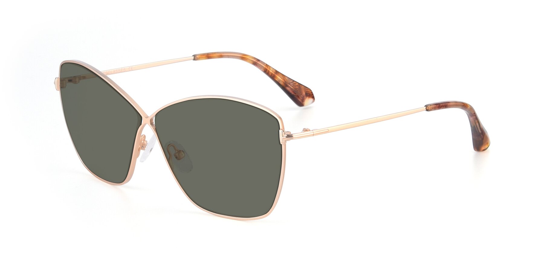Angle of 9412 in Gold with Gray Polarized Lenses