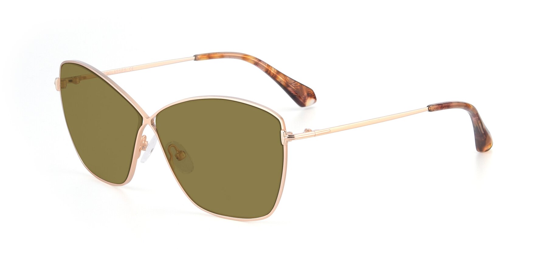 Angle of 9412 in Gold with Brown Polarized Lenses