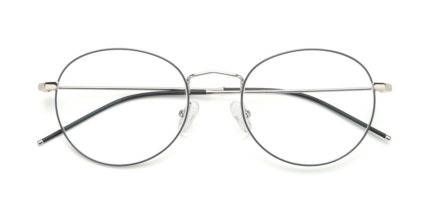 9458 - Silver / Grey Blue Light Glasses