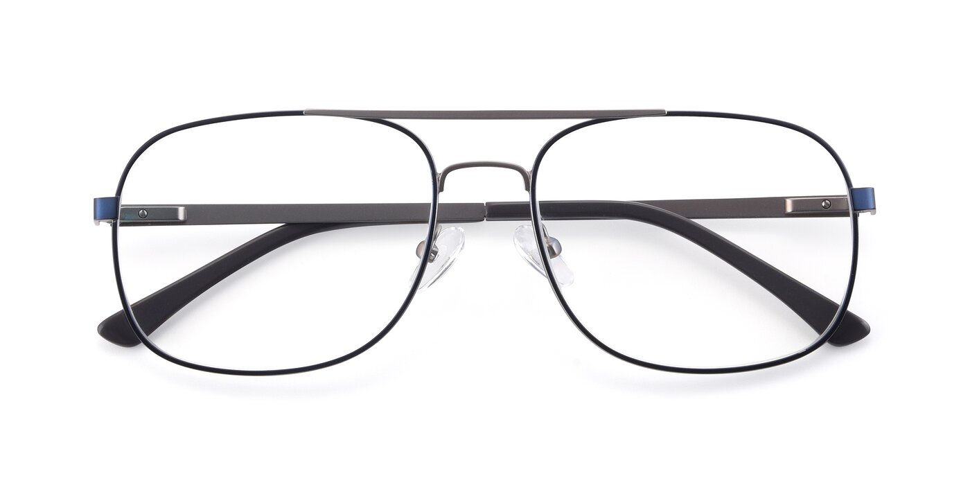 9487 - Blue / Silver Eyeglasses