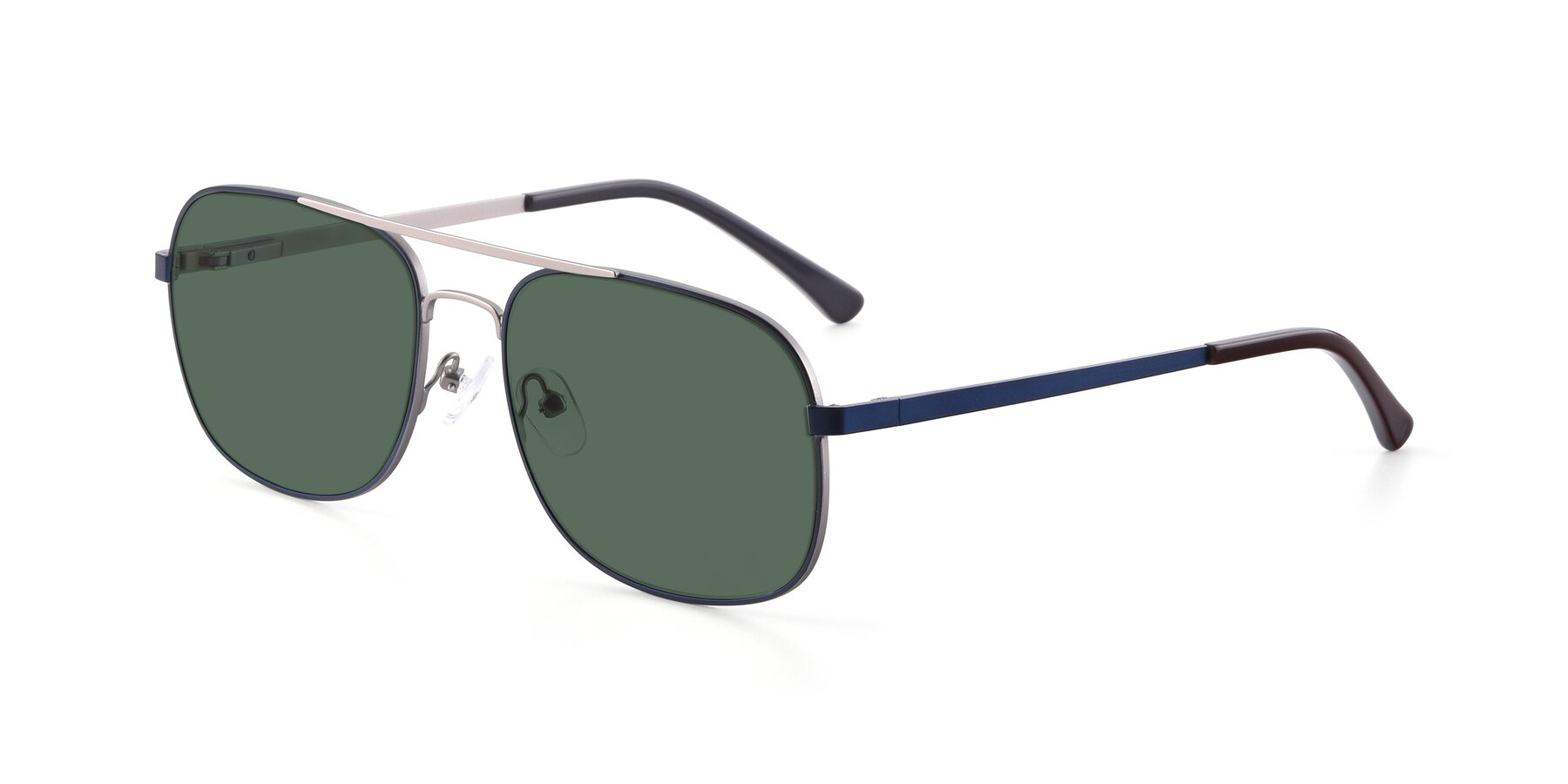 Angle of 9487 in Blue-Silver with Green Polarized Lenses