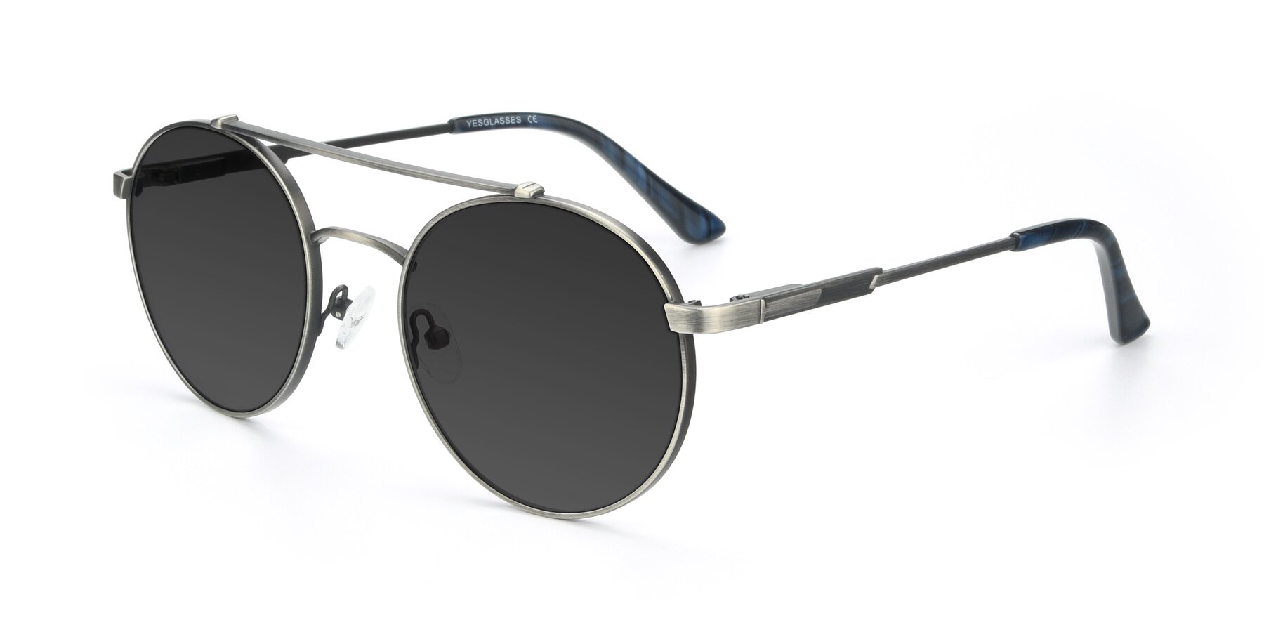 Angle of 9490 in Antique Gunmetal with Gray Tinted Lenses
