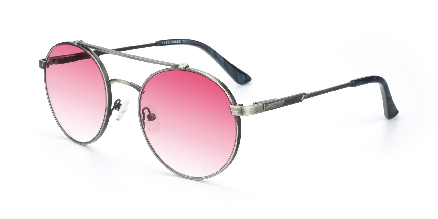 Angle of 9490 in Antique Gunmetal with Pink Gradient Lenses