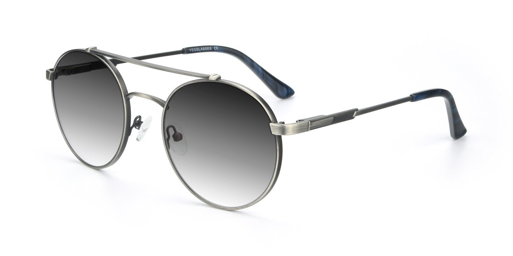 Angle of 9490 in Antique Gunmetal with Gray Gradient Lenses