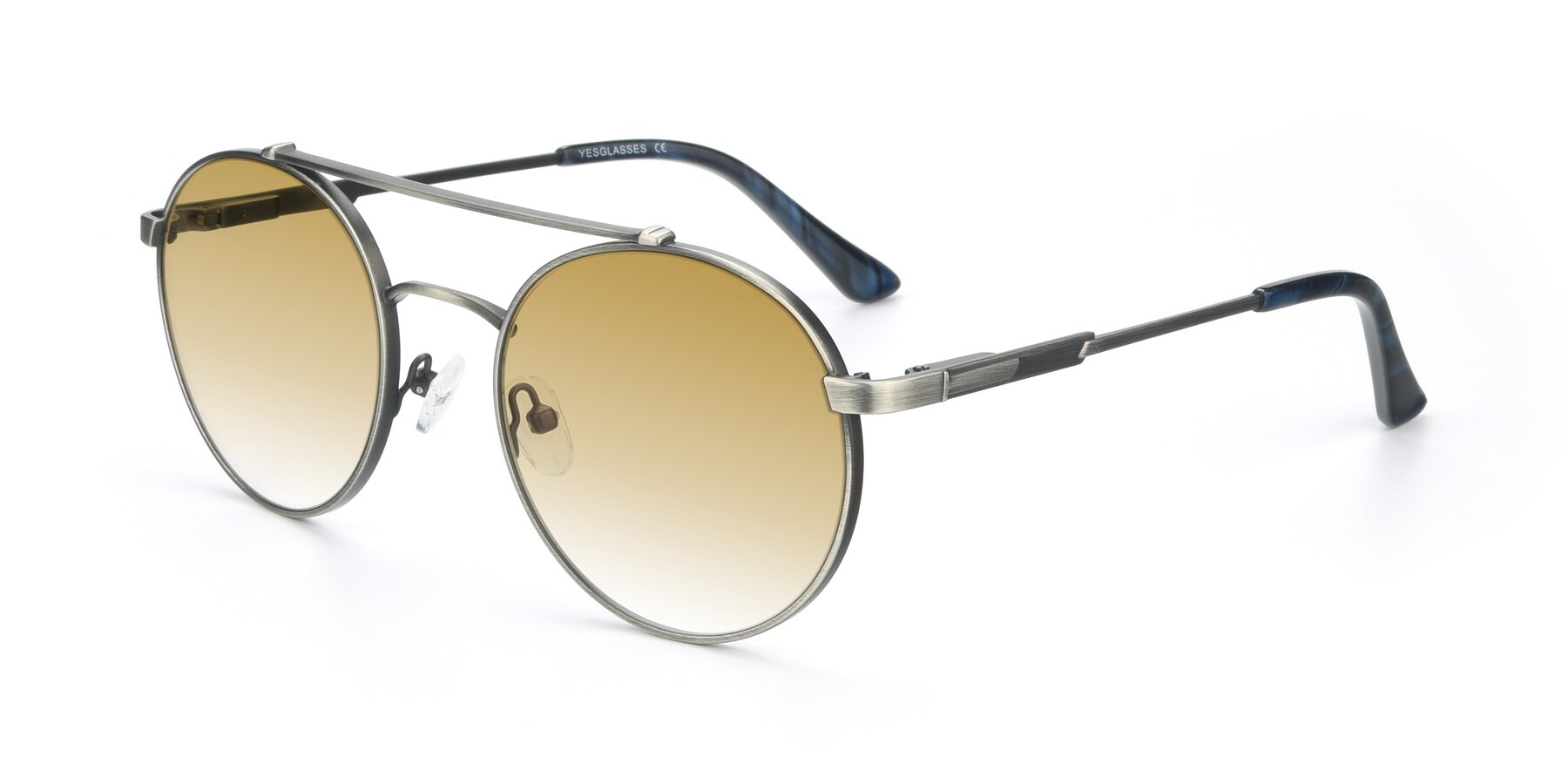 Angle of 9490 in Antique Gunmetal with Champagne Gradient Lenses