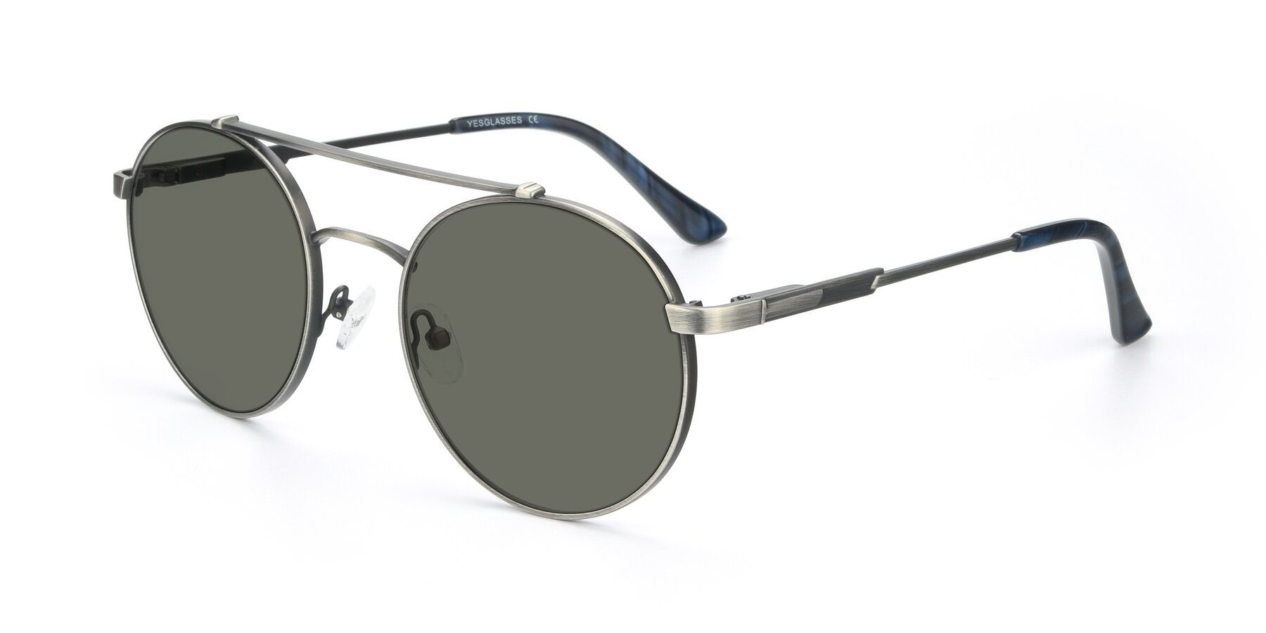 Angle of 9490 in Antique Gunmetal with Gray Polarized Lenses