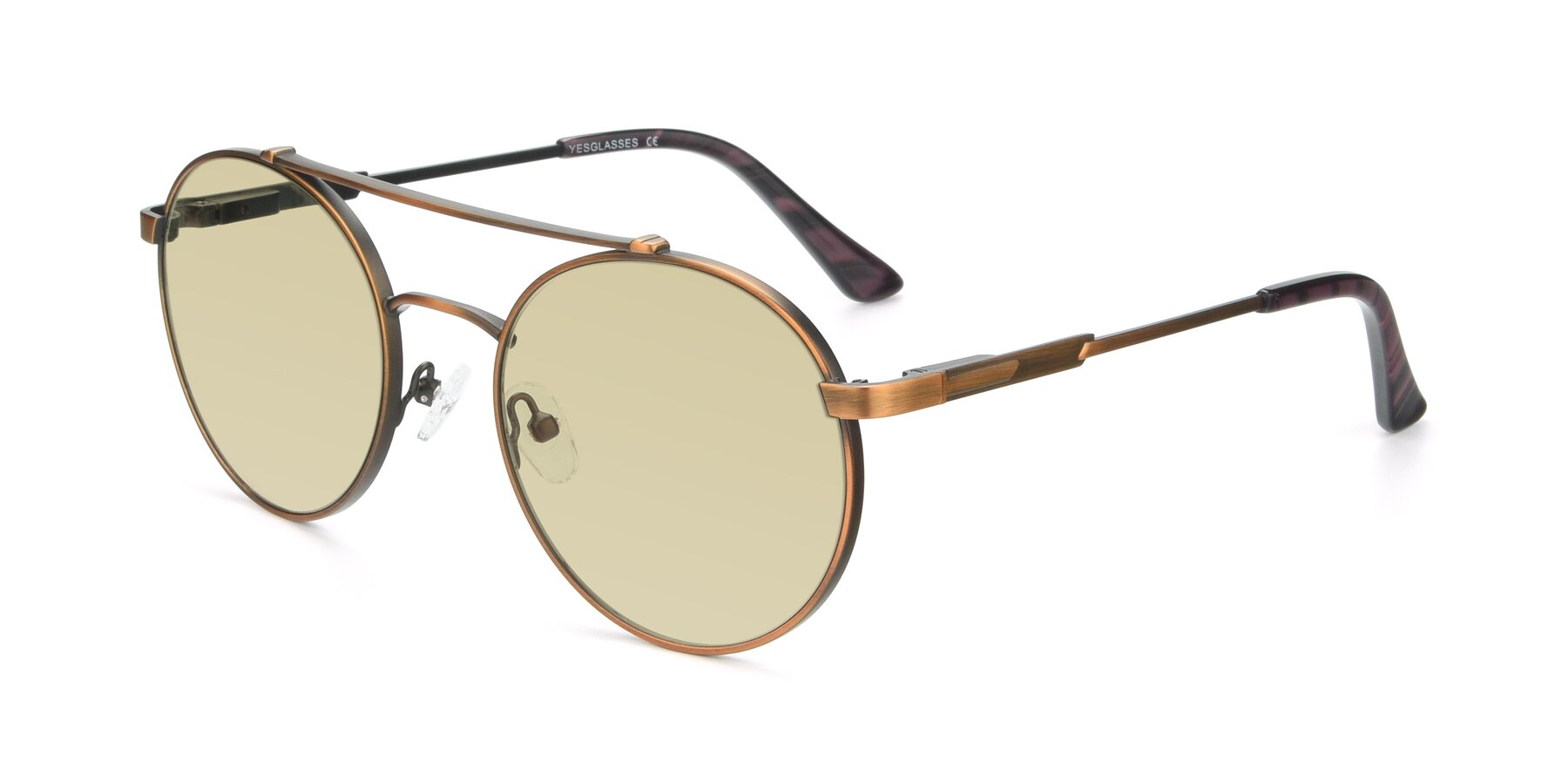 Angle of 9490 in Antique Bronze with Light Champagne Tinted Lenses