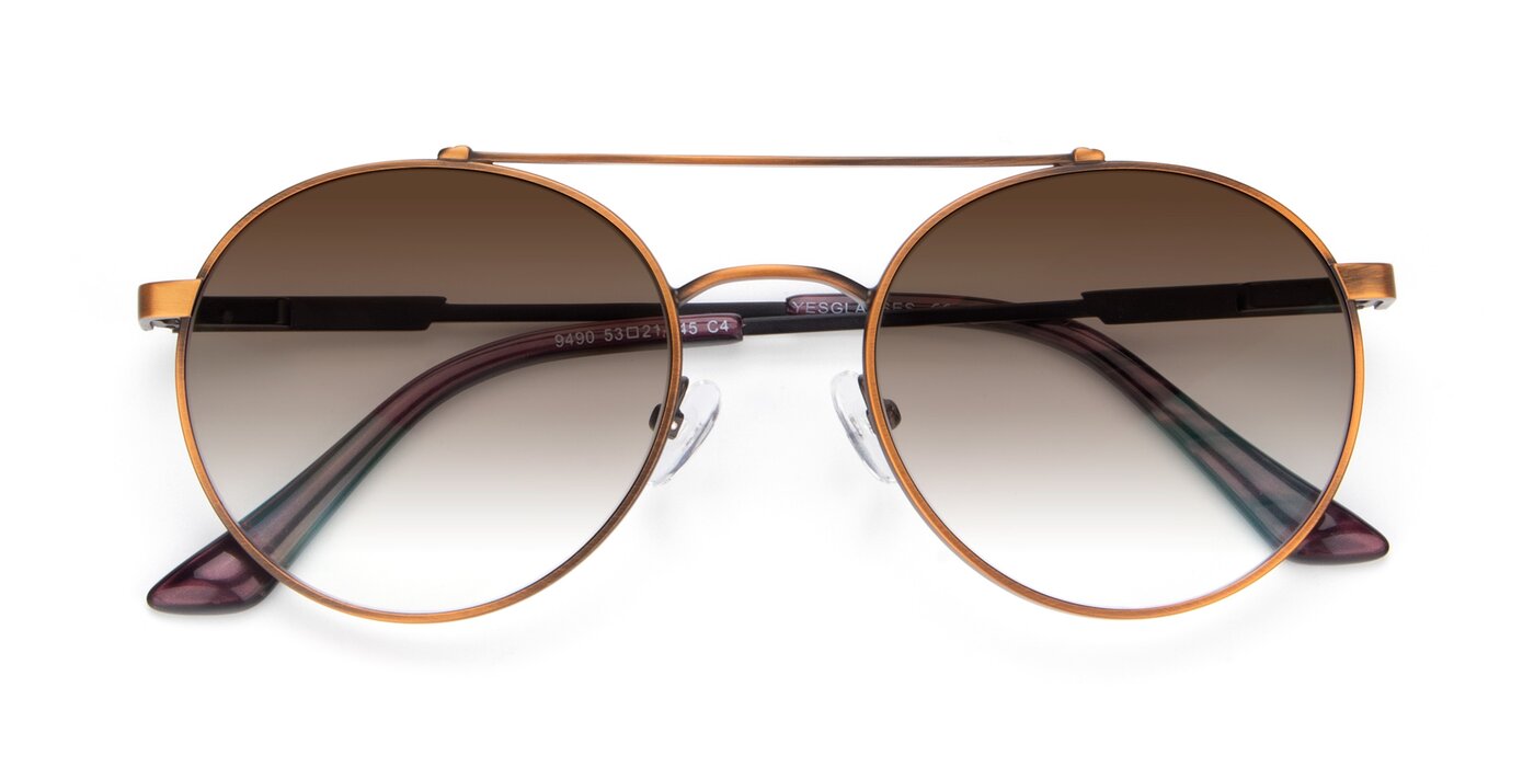 9490 - Antique Bronze Gradient Sunglasses