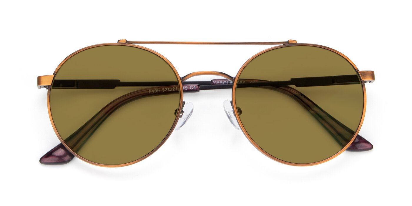 9490 - Antique Bronze Polarized Sunglasses