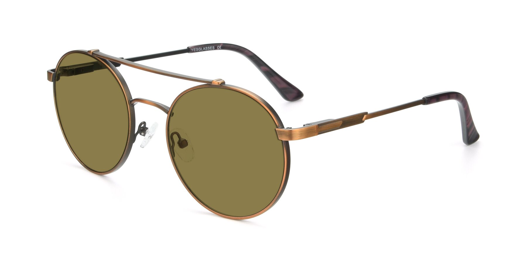 Angle of 9490 in Antique Bronze with Brown Polarized Lenses