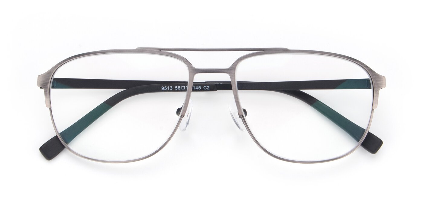 9513 - Antique Silver Reading Glasses