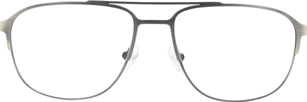 Gold Classic Metal Rectangle Eyeglasses - 9469