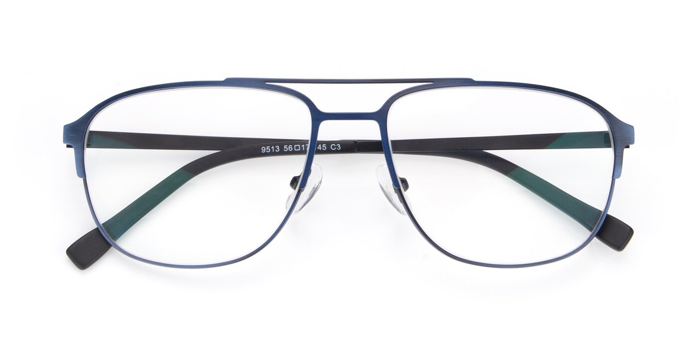 9513 - Antique Blue Eyeglasses