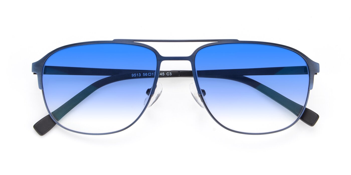 9513 - Antique Blue Gradient Sunglasses
