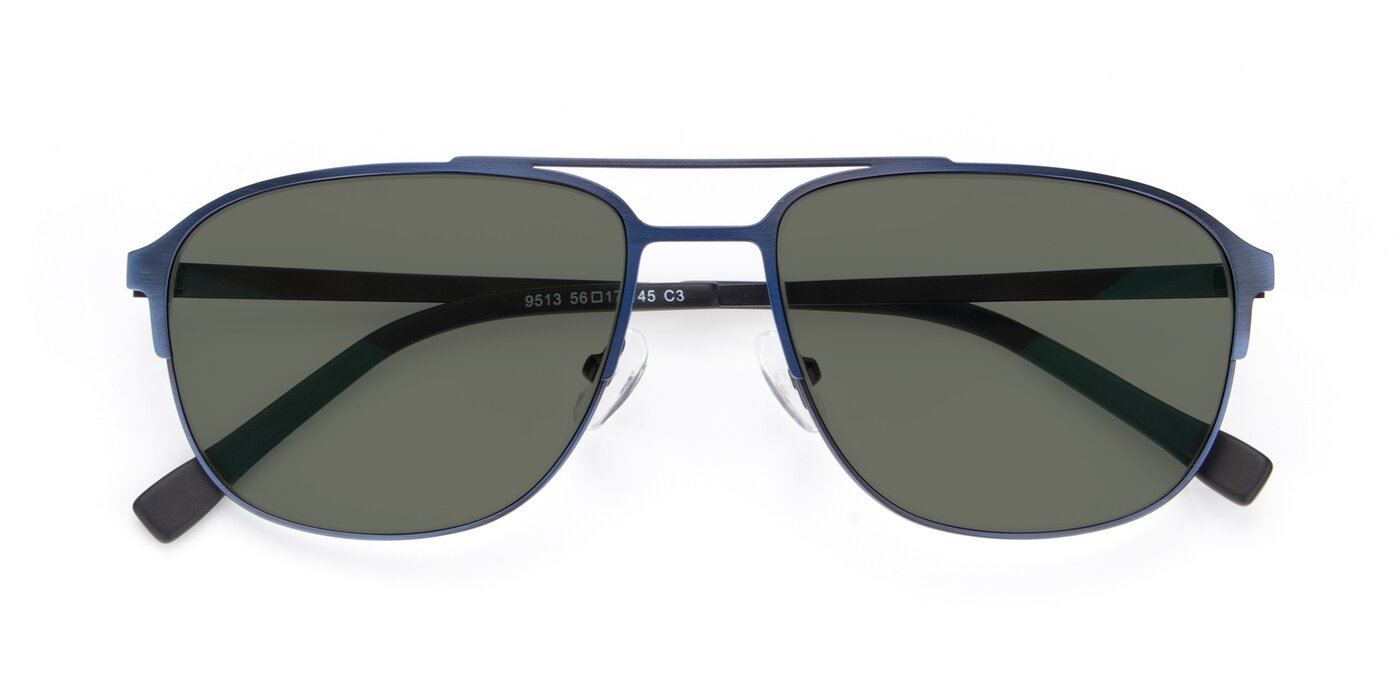 9513 - Antique Blue Polarized Sunglasses