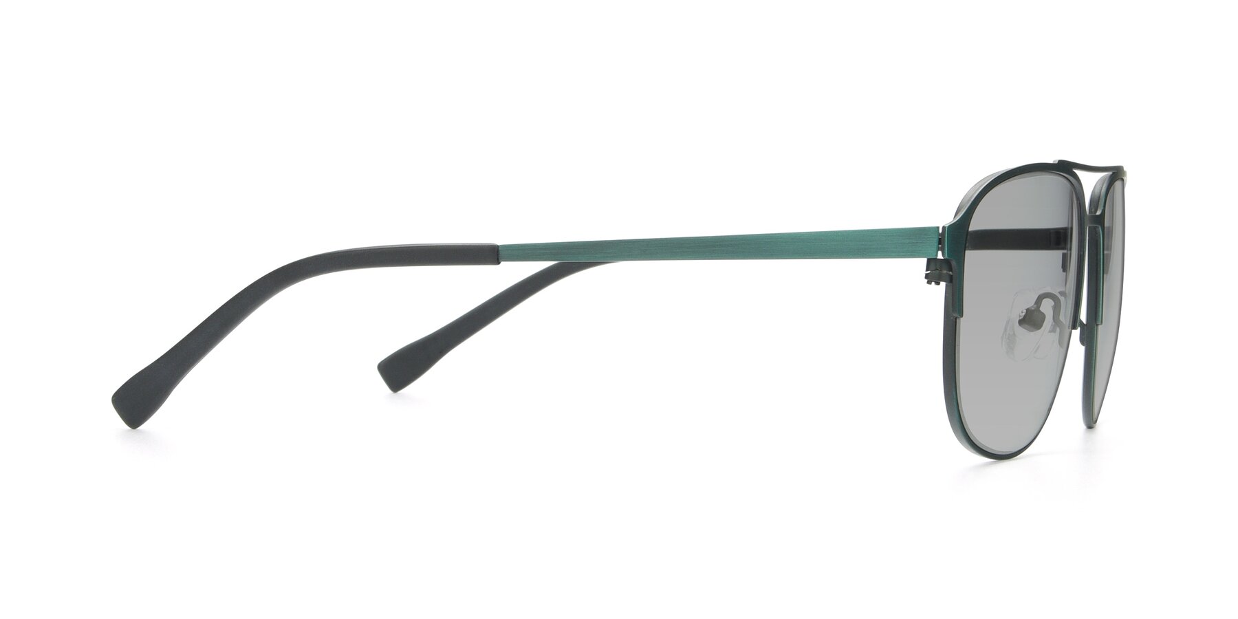 Side of 9513 in Antique Green with Light Gray Tinted Lenses